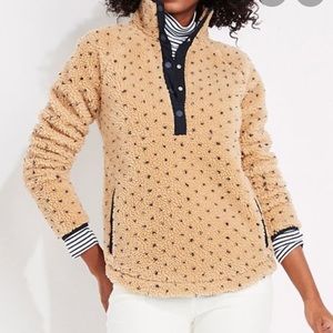 NWT Vineyard Vines Birdseye Sherpa Camel M